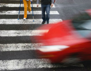 RI liability in car-pedestrian accident